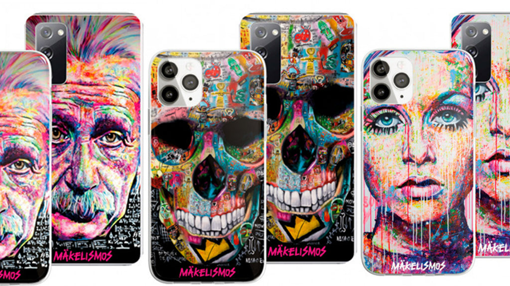 MÄKELISMOS Y LA CASA DE LAS CARCASAS SE UNEN PARA CREAN LA COLECCIÓN DE FUNDAS DE MÓVIL CON MÁS ARTE