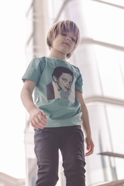 Kids Dalí Every Child Teal Art Design T-Shirt