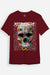 Skull Art Design Colors T-Shirt
