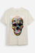 Skull Art Design Colors T-Shirt