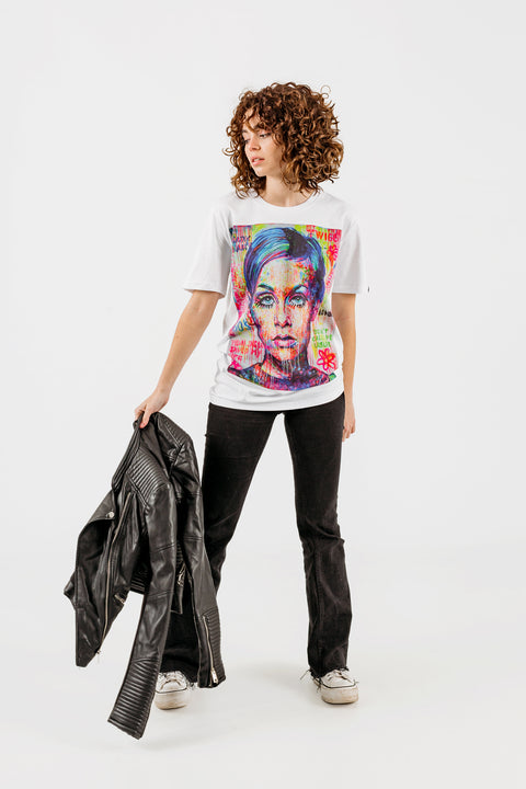 Twiggy Art Design T-shirt