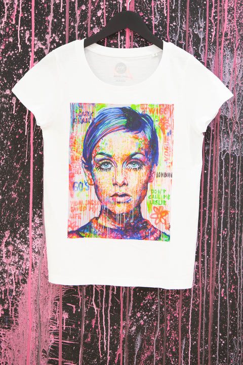 Camiseta chica Twiggy Art Design