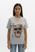 Camiseta Skull Grey Art Design
