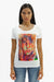 Jane Birkin white Art Design girl's t-shirt