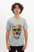 Camiseta Skull Grey Art Design