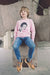 Kids Dalí pink Art Design sweatshirt